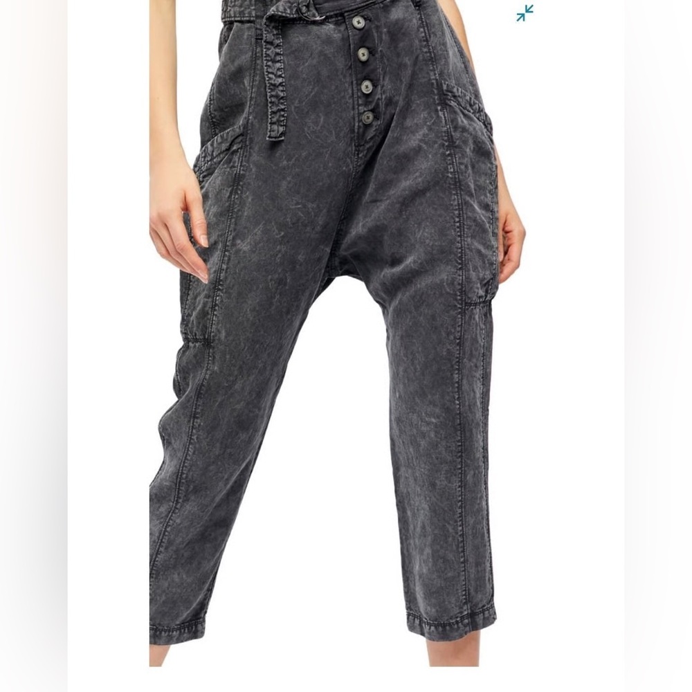 Free People desert daze harem Charcoal pants